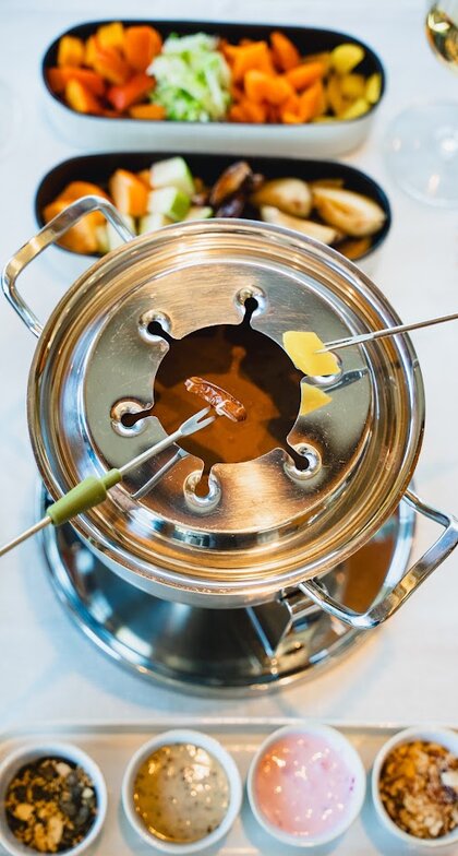 Fondue Marone | © Spa Resort Geinberg / Tobias Gast