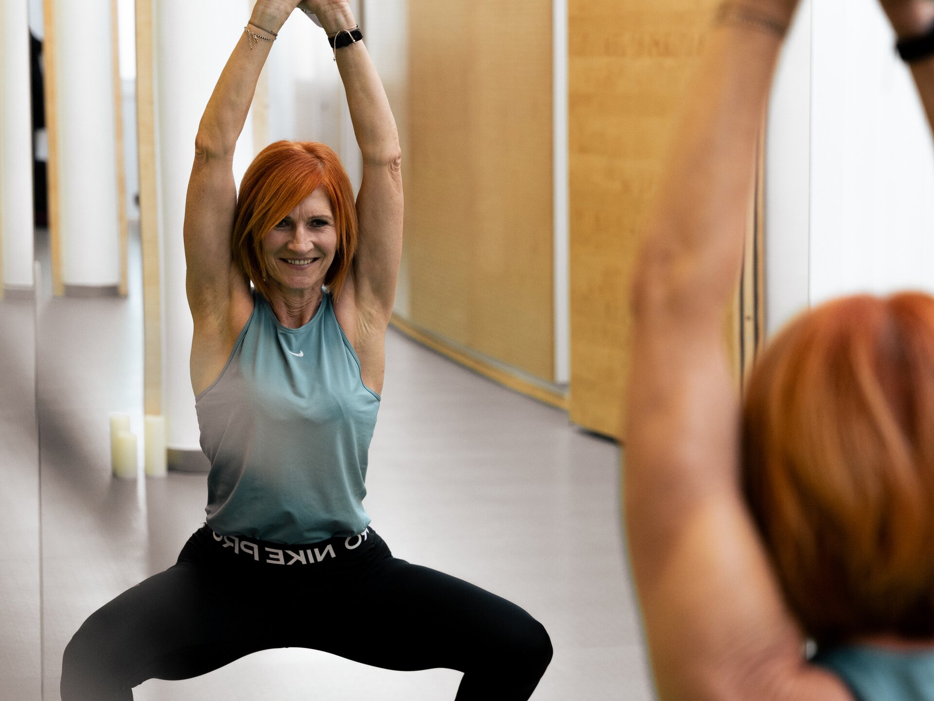 Body Workout mit Hanteln im Spa Resort Geinberg im Innviertel | © Spa Resort Geinberg / Tobi Gast