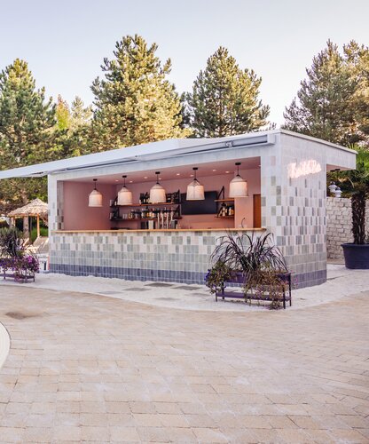 Karibik-Bar in der Karibik-Lagune im Spa Resort Geinberg